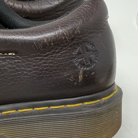 Dr Martens Boston Shoes Mens 10 Brown Leather 4 Eye Lace Up Oxford Casual Unisex main image 10